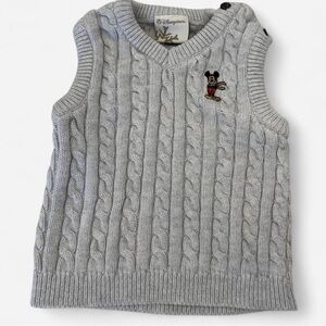 Disney Mickey Mouse Gray Sweater Vest